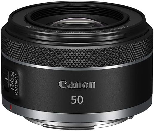 Canon RF50mm F1.8 STM Lens, Compatible with EOS R System Mirrorless Cameras, Fixed Focal Length Lens, Compact & Lightweight, Perfect for Everyday Shooting
