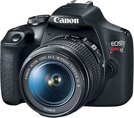 Canon EOS Rebel T7 DSLR Camera with 18-55mm Lens | Built-in Wi-Fi | 24.1 MP CMOS Sensor | DIGIC 4+ Image Processor and Full HD Videos